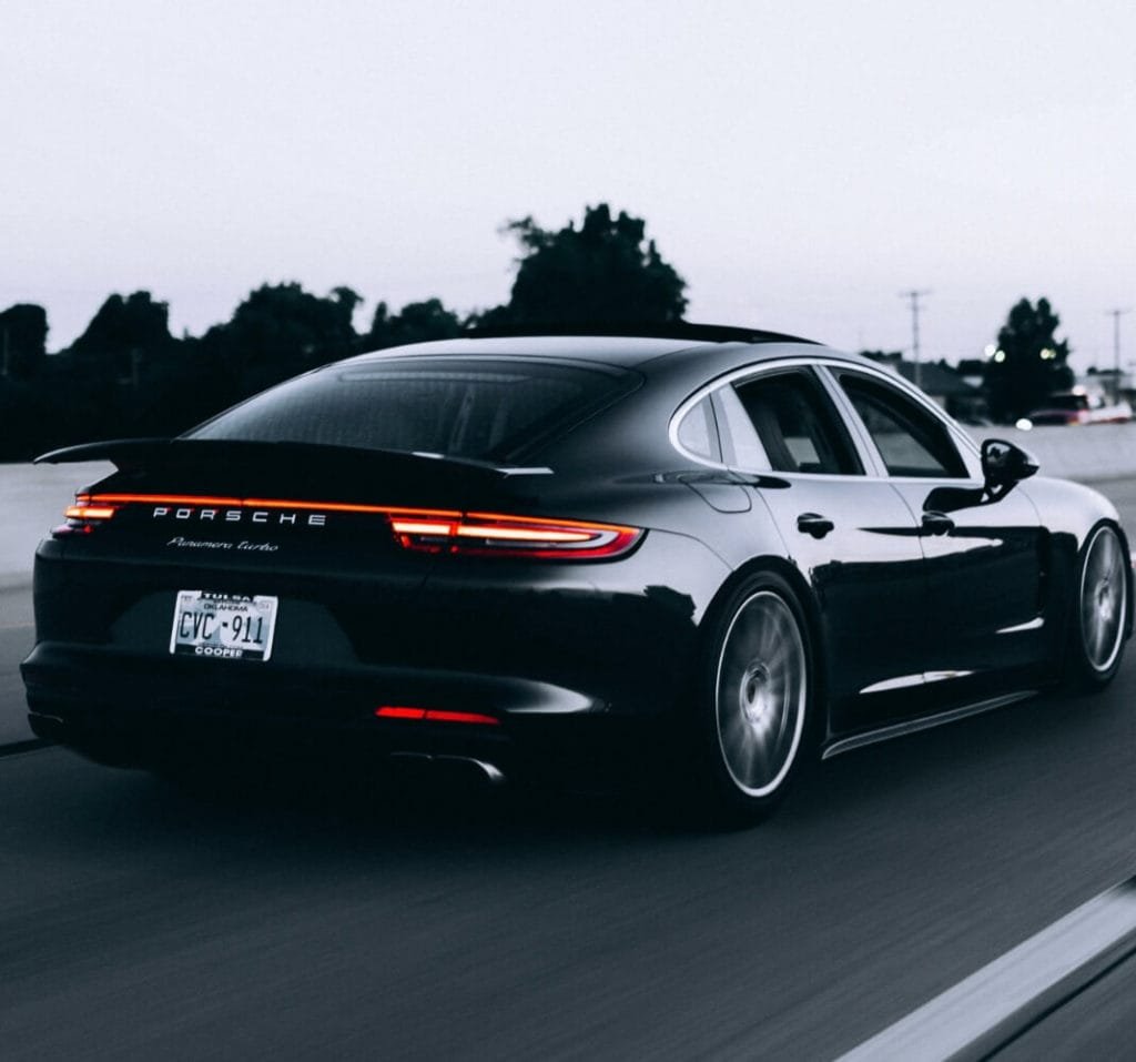 Black car protected with ONYX COATING, the 1st 10H & N1 Nano Coating Products